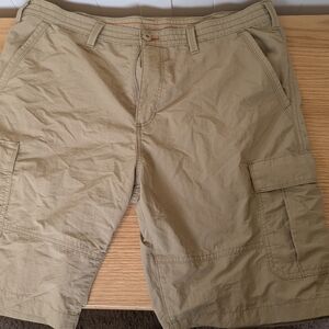Eddie Bauer Tan Cargo Shorts Lightweight Outdoor Style